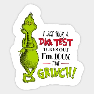 100% That Grinch Sticker